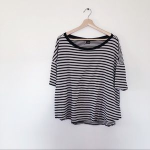 UO / Sparkle & Fade - multi-striped flowy top